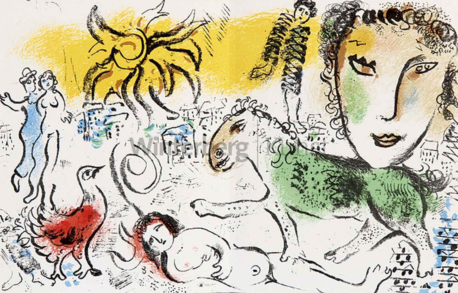 MARC CHAGALL Witebsk 1887 - 1985 Vence: Marc Chagall. Water Colors...
