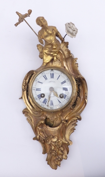 Cartel-Uhr — Décle, Paris - um 1760