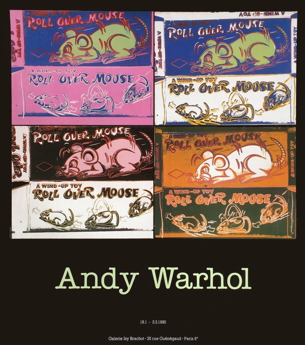 Andy Warhol - Roll Over Mouse, 1990